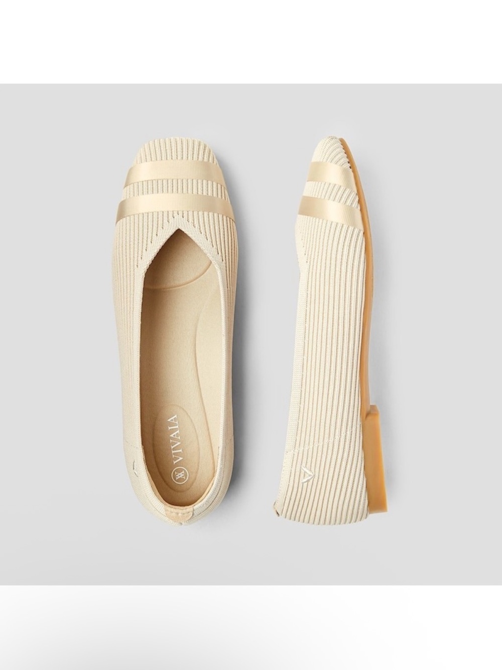 VIVAIA Comfortable Everyday
Shoes Beige Ballet Flats size EU/39
US/8